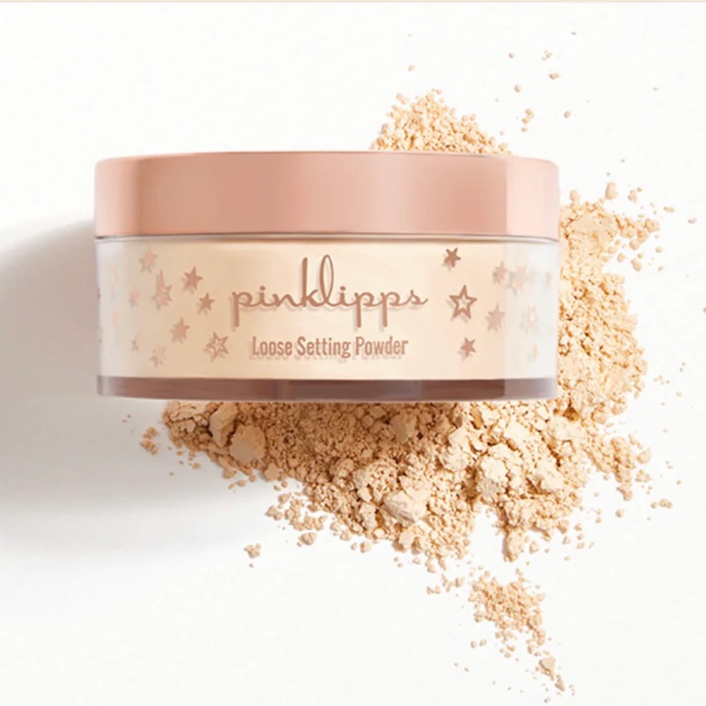 PINKLIPPS Loose Setting Powder NIB - Translucent Finish - Lasts up to 12 hours!